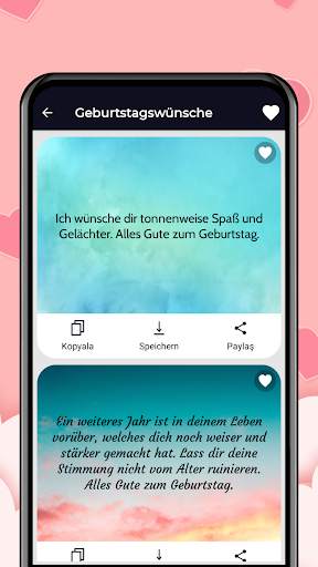 Meldungen, Wünsche & Grüße screenshot 3