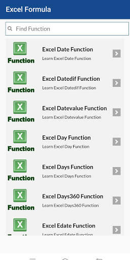 Formula Function & Shortcut app for MS Excel screenshot 2