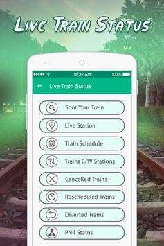 Indian Railway Train Status screenshot 1
