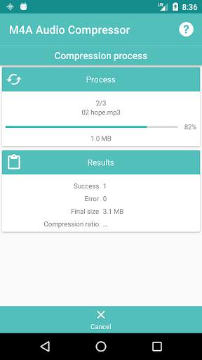 M4A Audio Compressor screenshot 4