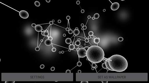 Particle Molecules 3D Live Wallpaper screenshot 17