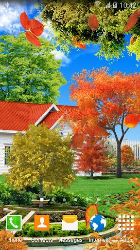 Autumn Garden Live Wallpaper screenshot 1