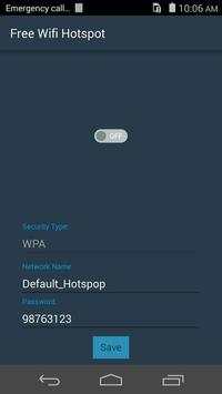 Mobile Portable WiFi hotspot screenshot 1