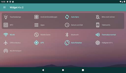 Settings Widget screenshot 7
