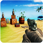 Real Action Bottle Shooter Gun Strike Expert Game icon
