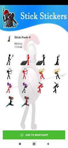 Stick Stickers Pack for WhatsApp 2021 screenshot 4
