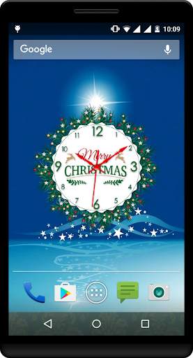 Christmas Clock LIve Wallpaper screenshot 4