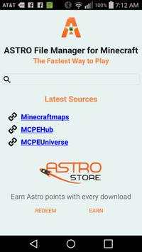 ASTRO для MCPE скриншот 1