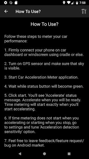 Car Acceleration Meter screenshot 5