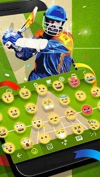 3D Indian Cricket Bash Keyboard Theme for Android screenshot 2