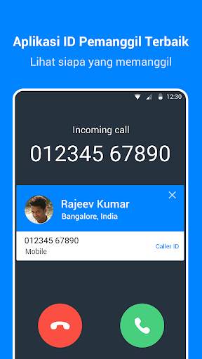 ID pemanggil, Dialer Telefon screenshot 1