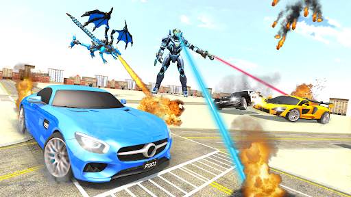 Car Robot Transformer Games 3D screenshot 5