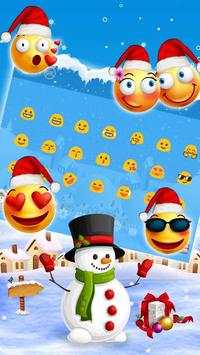 3D Christmas Snowman Keyboard Theme screenshot 3