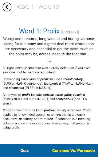 Verbal Advantage - Level 9 screenshot 2