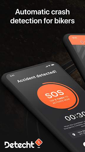 Detecht - Motorcycle App & GPS screenshot 1