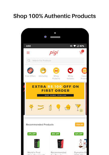 Pigi Wholesale - Whey Protein Health Supplements screenshot 1