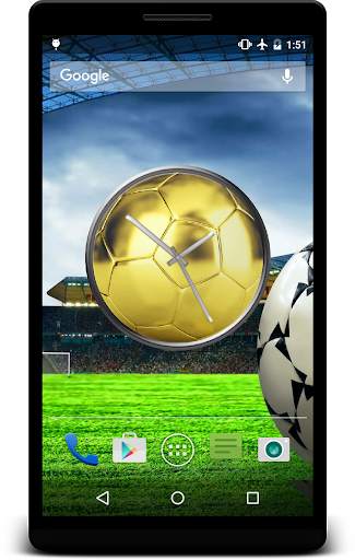 Football Clock Live Wallpaper screenshot 8