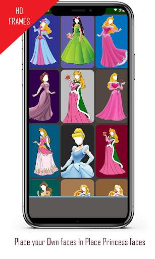 Princess  Photo  Frames: Square Landscape Potrait 7 تصوير الشاشة