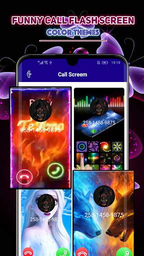 Funny Call Flash Screen - Color Themes screenshot 2
