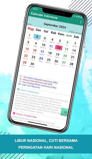 Kalender Indonesia screenshot 1
