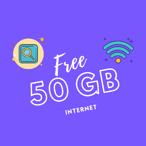Free Internet 50 GB Data - Free MB 4G data prank आइकन