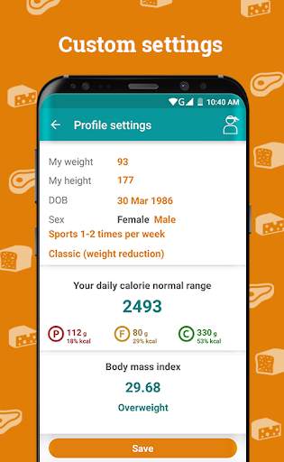 Calorie counter screenshot 2