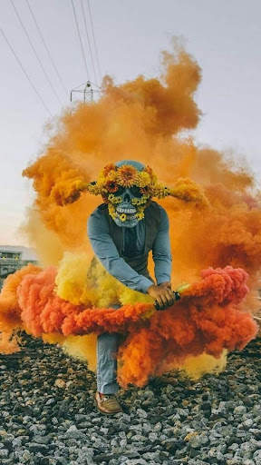 Smoke Bomb Wallpaper HD 4K screenshot 2