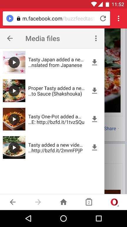 Opera Mini mobile web browser screenshot 3