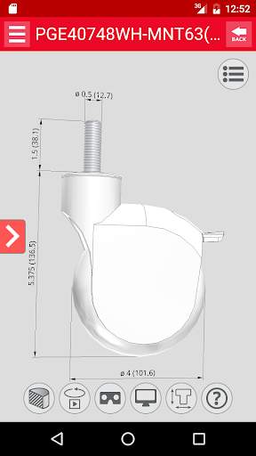 Caster CAD 3D screenshot 1
