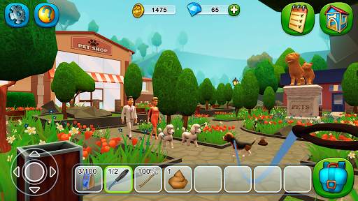 Pets in Town: Pet Shop With Dogs & Cats screenshot 2