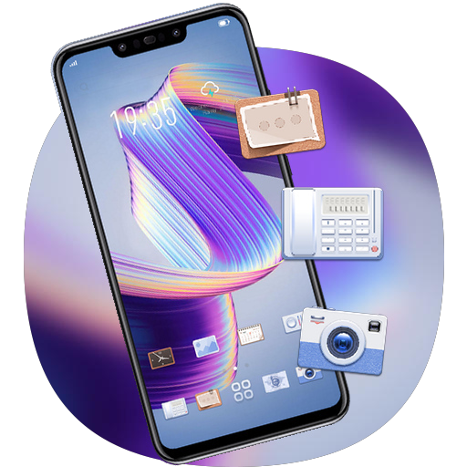 Colorful Cool Techno Spark 3 theme HD launcher icon
