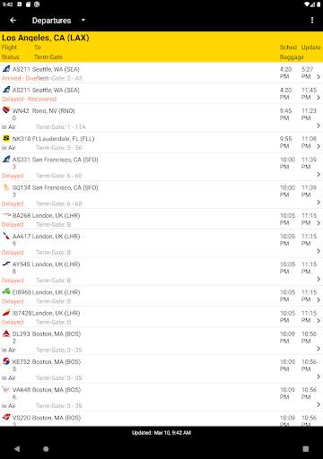 FlightView: Free Flight Tracker – Plane Finder 12 تصوير الشاشة