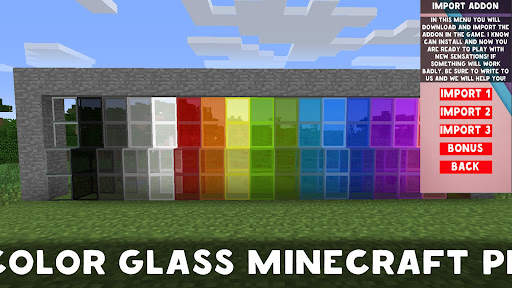 Color Glass Mod for Minecraft screenshot 2