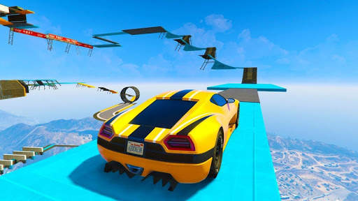 Mega Ramp Car Racing & Stunts : Impossible Track screenshot 1