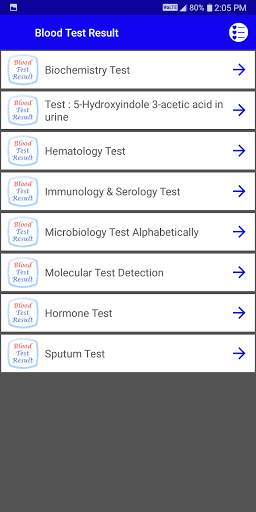 Blood Test Result screenshot 6