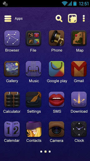 Starry Night GO Launcher Theme screenshot 3