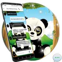 Cute Panda SMS Dual Theme icon