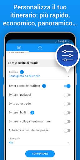 ViaMichelin : GPS, Itinerario screenshot 8
