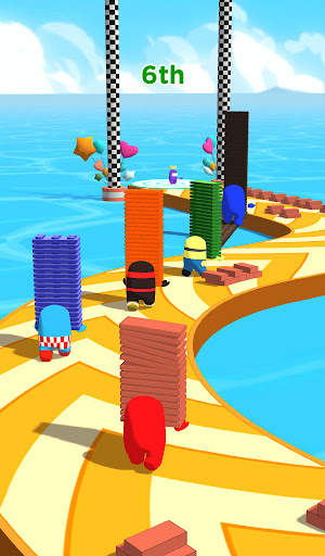 Shortcut Race 3D - Impostor Stack & Run screenshot 1