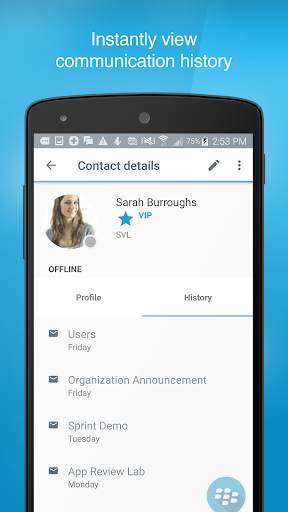 BlackBerry Work screenshot 5