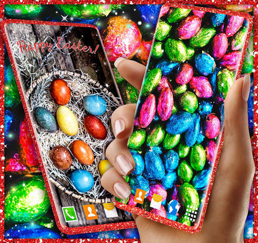 Easter Live Wallpaper 🐰 Egg and Rabbit 4K Themes скриншот 4