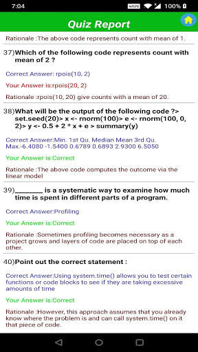 R Programming Quiz screenshot 7