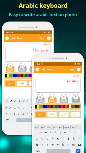 Write Arabic Text On Photo screenshot 2