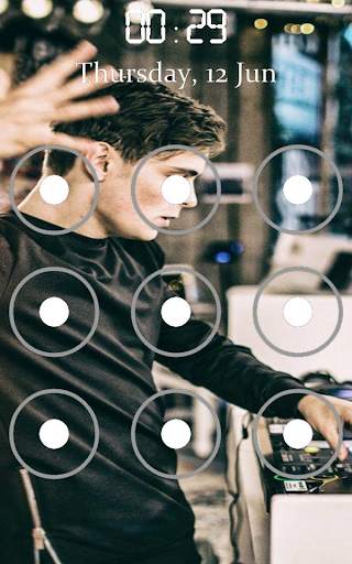 Martin Garrix Pattern Lock Screen 2 تصوير الشاشة