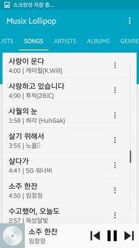 Musix :: Lollipop Music Player screenshot 2