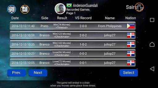 Campeonato mundial de xadrez screenshot 4