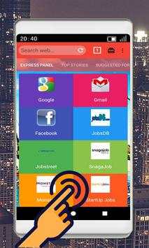 Jobs Mini Browser स्क्रीनशॉट 1