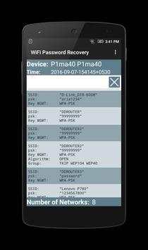 Wifi Password Recovery(Root) screenshot 1