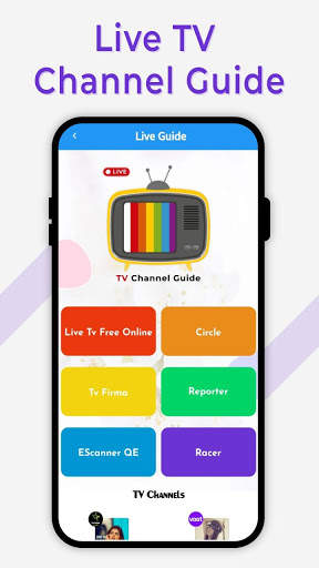 Live TV All Channels Free Online Guide screenshot 1