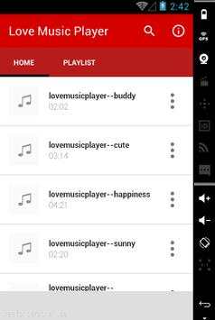Love Music Player screenshot 2